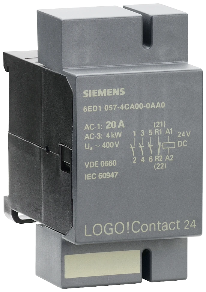 1023540 - Siemens LOGO! Contact Mod., DC 24V, 3NO/1NC