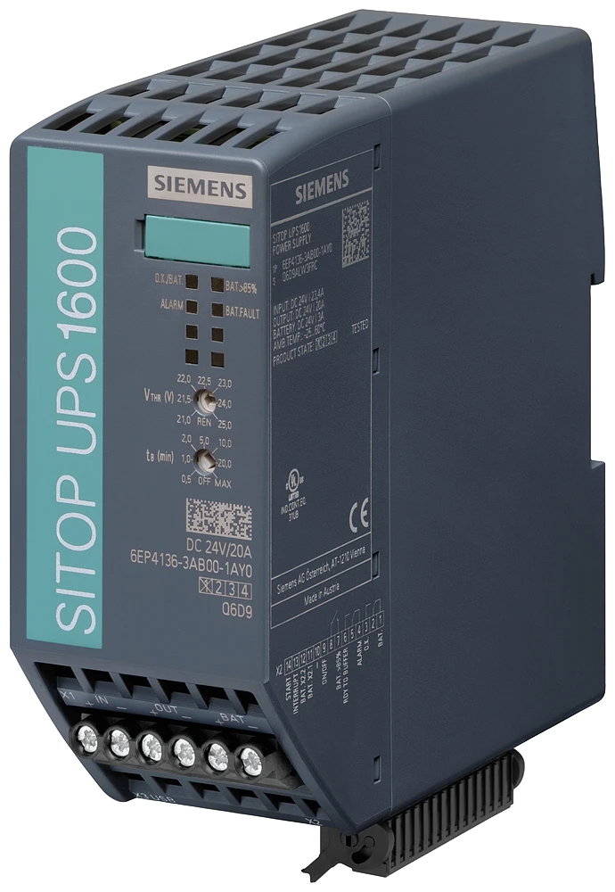 2414058 - Siemens SITOP UPS1600/DC/24VDC/20A/USB