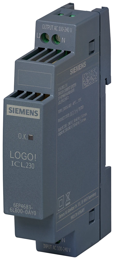 3126812 - Siemens LOGO! ICL230/1AC100-240V/5A