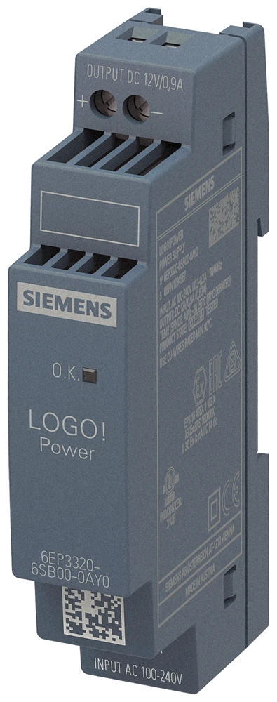 2505910 - Siemens LOGO!Power/1AC/12VDC/0.9A