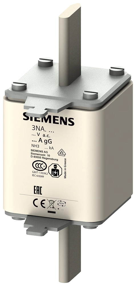 Siemens Smeltpatroon (mes) LV HRC fuse NH3 200A gG 500Vac/4...