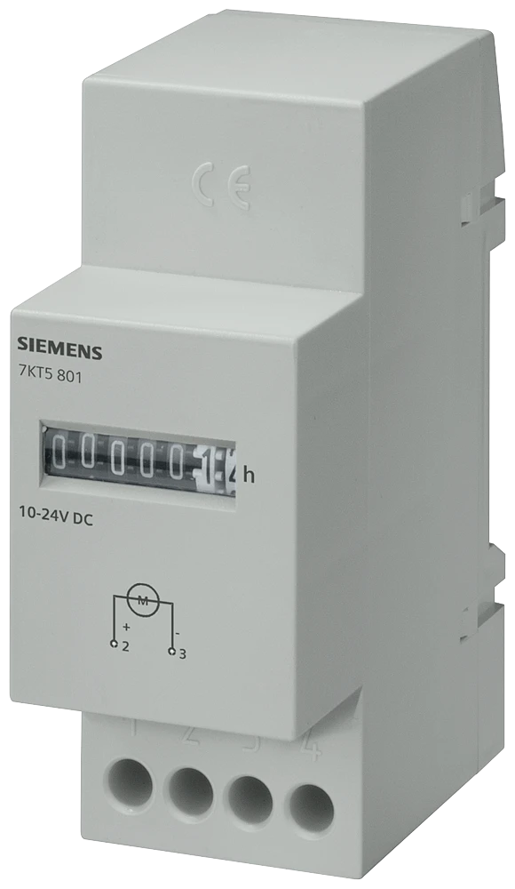 Siemens Urenteller MECHANICAL TIME COUNTER, 10-27V DC