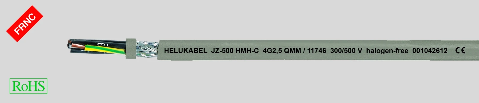 Helukabel Voedingskabel < 1 kV, voor beweegbare toepassingen JZ-500 HMH-C