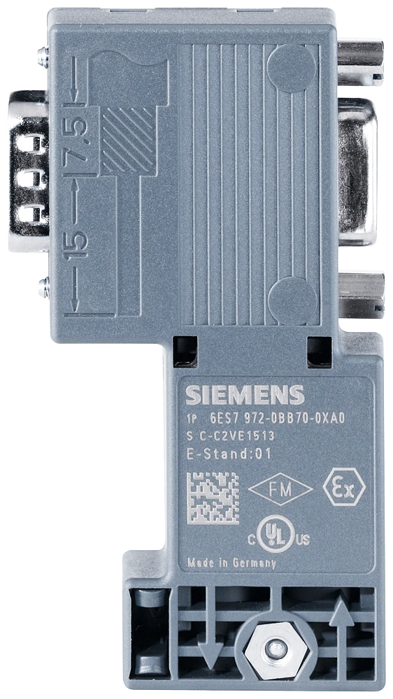 1154557 - Siemens PB Connector, 90 Degree, with PG...