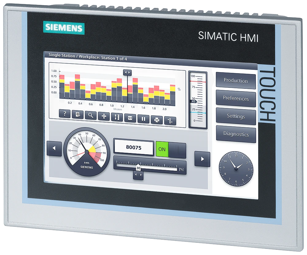 Siemens Grafisch paneel 6AV2124-0GC01-0AX0