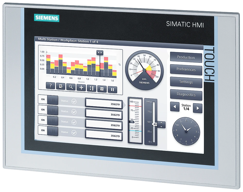 Siemens Grafisch paneel 6AV2124-0JC01-0AX0