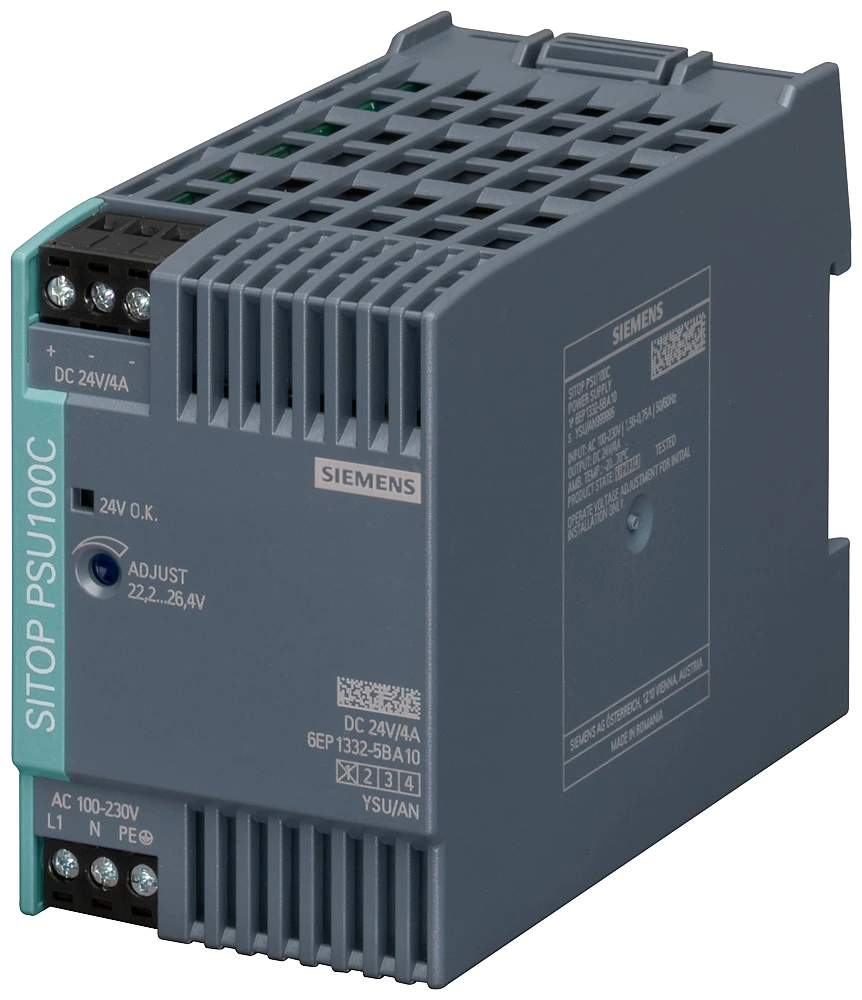 1135455 - Siemens SITOP PSU100C/1ACDC/24VDC/4A