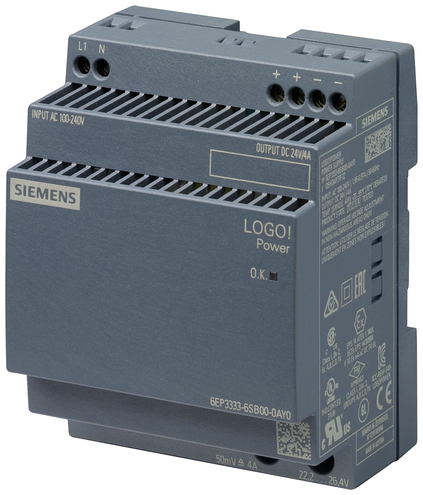 1216327 - Siemens LOGO!Power/1AC/24VDC/4A
