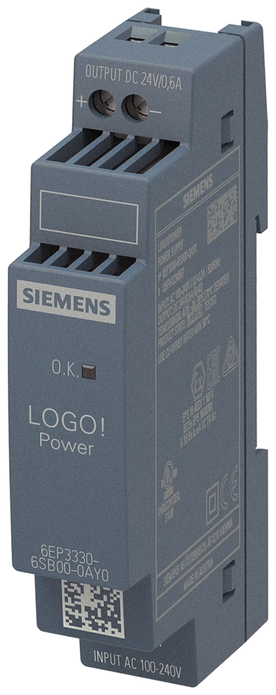 2505913 - Siemens LOGO!Power/1AC/24VDC/0.6A