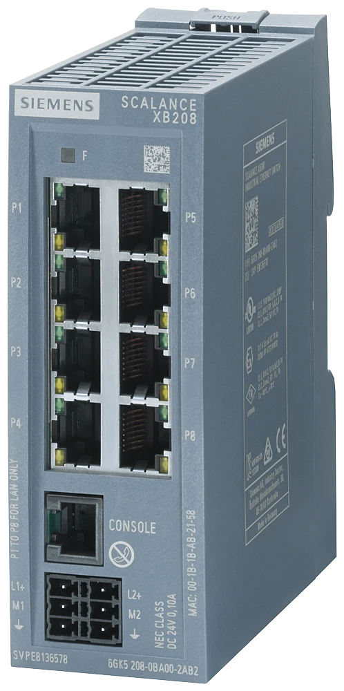 Siemens Netwerkswitch 6GK5208-0BA00-2AB2