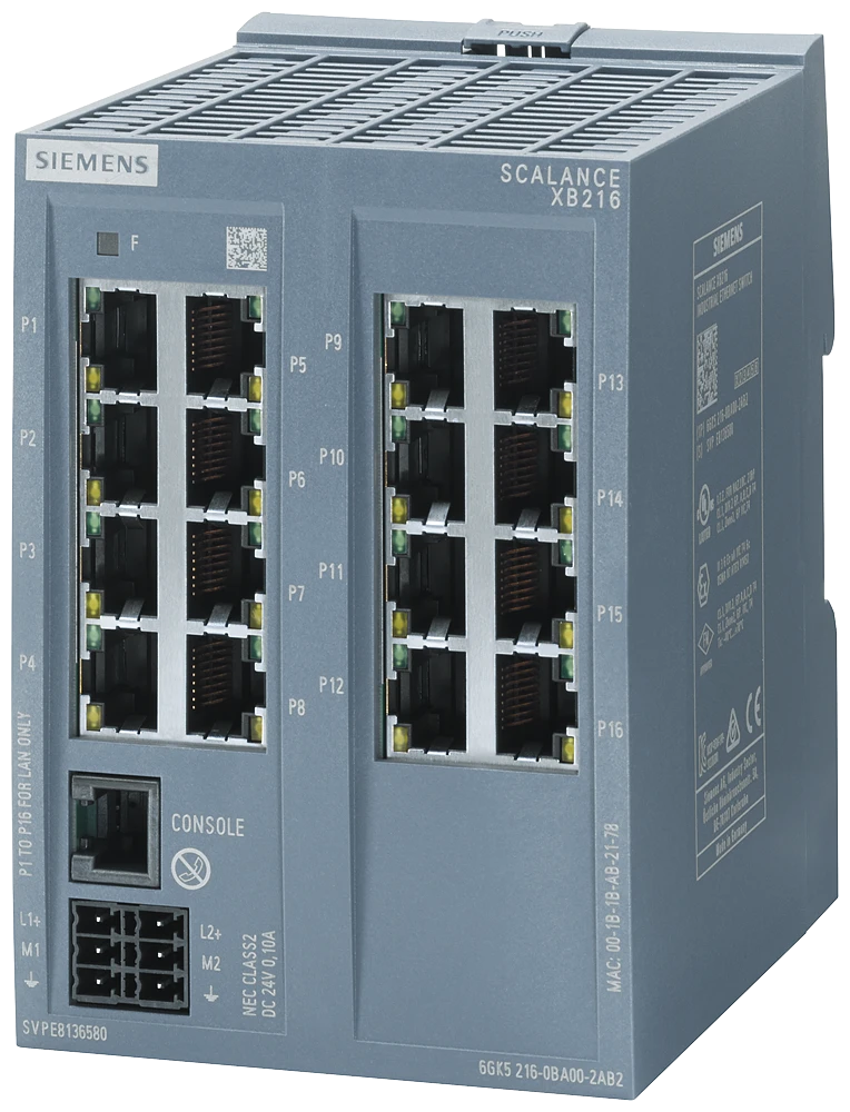 Siemens Netwerkswitch 6GK5216-0BA00-2AB2