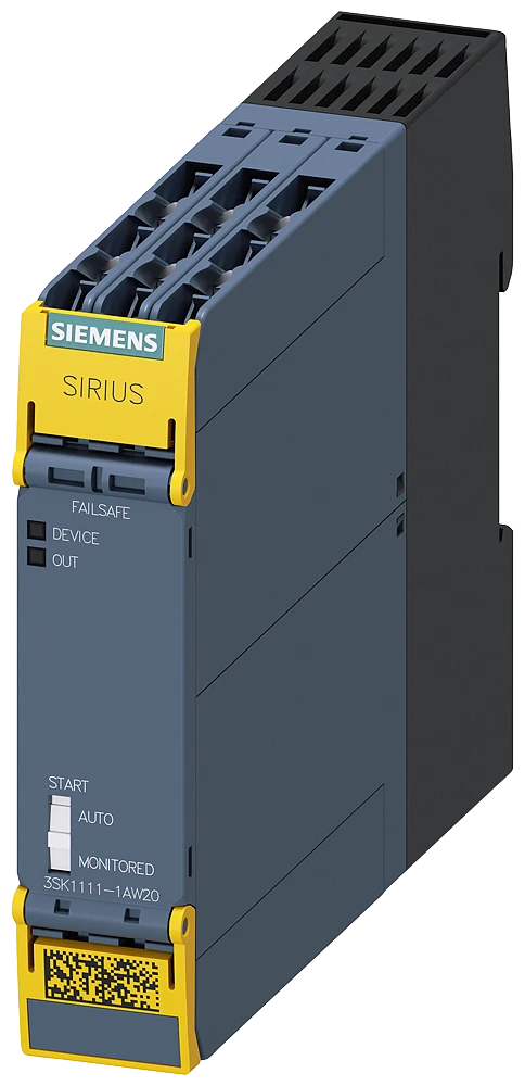 Siemens Relais voor bewaking van veiligheidsstroomcircuits 3SK1111-1AW20