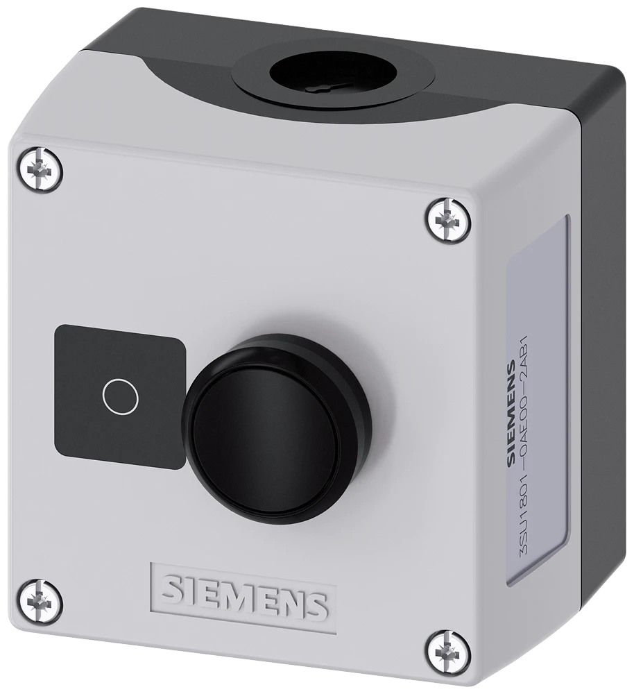 Siemens Drukknopkast compleet 3SU1801-0AE00-2AB1