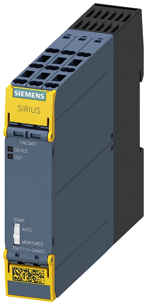 Siemens Relais voor bewaking van veiligheidsstroomcircuits 3SK1111-2AW20