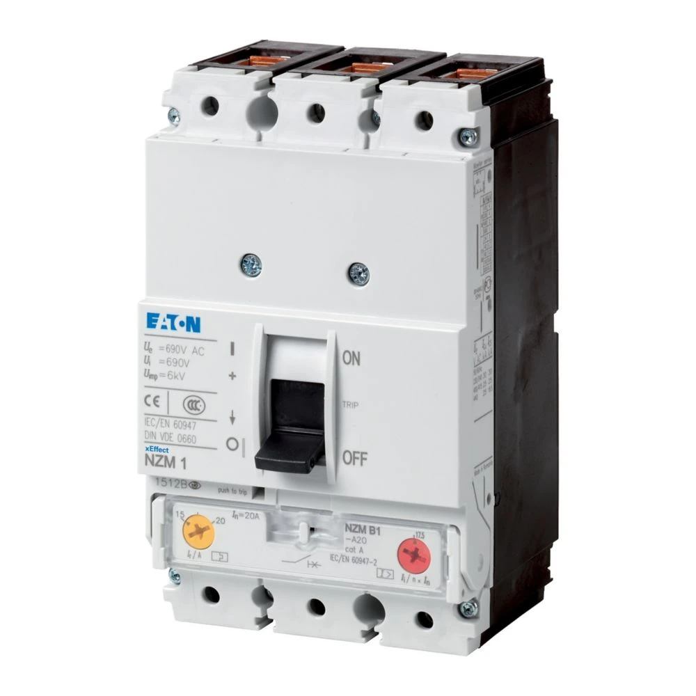 Eaton Vermogensschakelaar voor trafo-, generator- en installatiebeveiliging NZMB1-A100