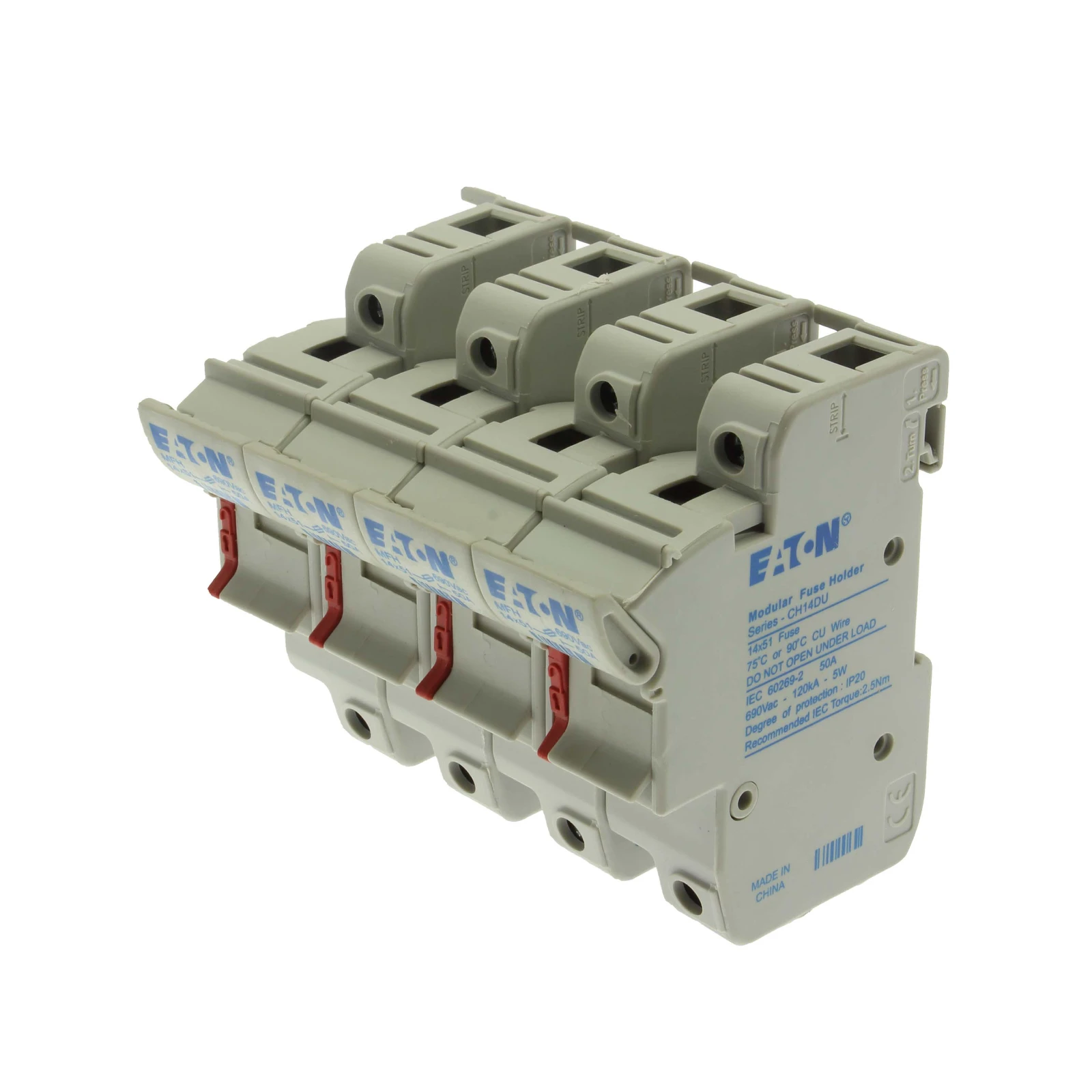 2262190 - Eaton 4P 14x51  Fuse Holder