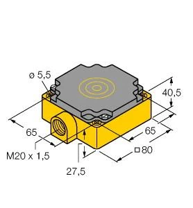 Turck Inductieve naderingsschakelaar NI40-CP80-Y1