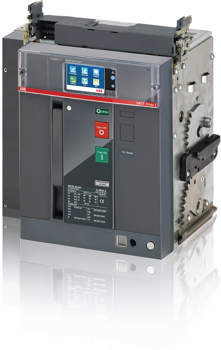 ABB Componenten Vermogensschakelaar voor trafo-, generator- en installatiebeveiliging E2.2S 250 Ekip Touch LI 4p WMP