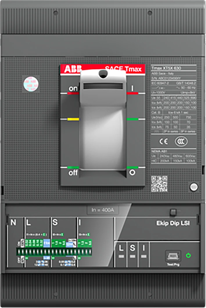 4018070 - ABB Componenten XT5S 400 Ekip Dip LSI In=400 3p F F