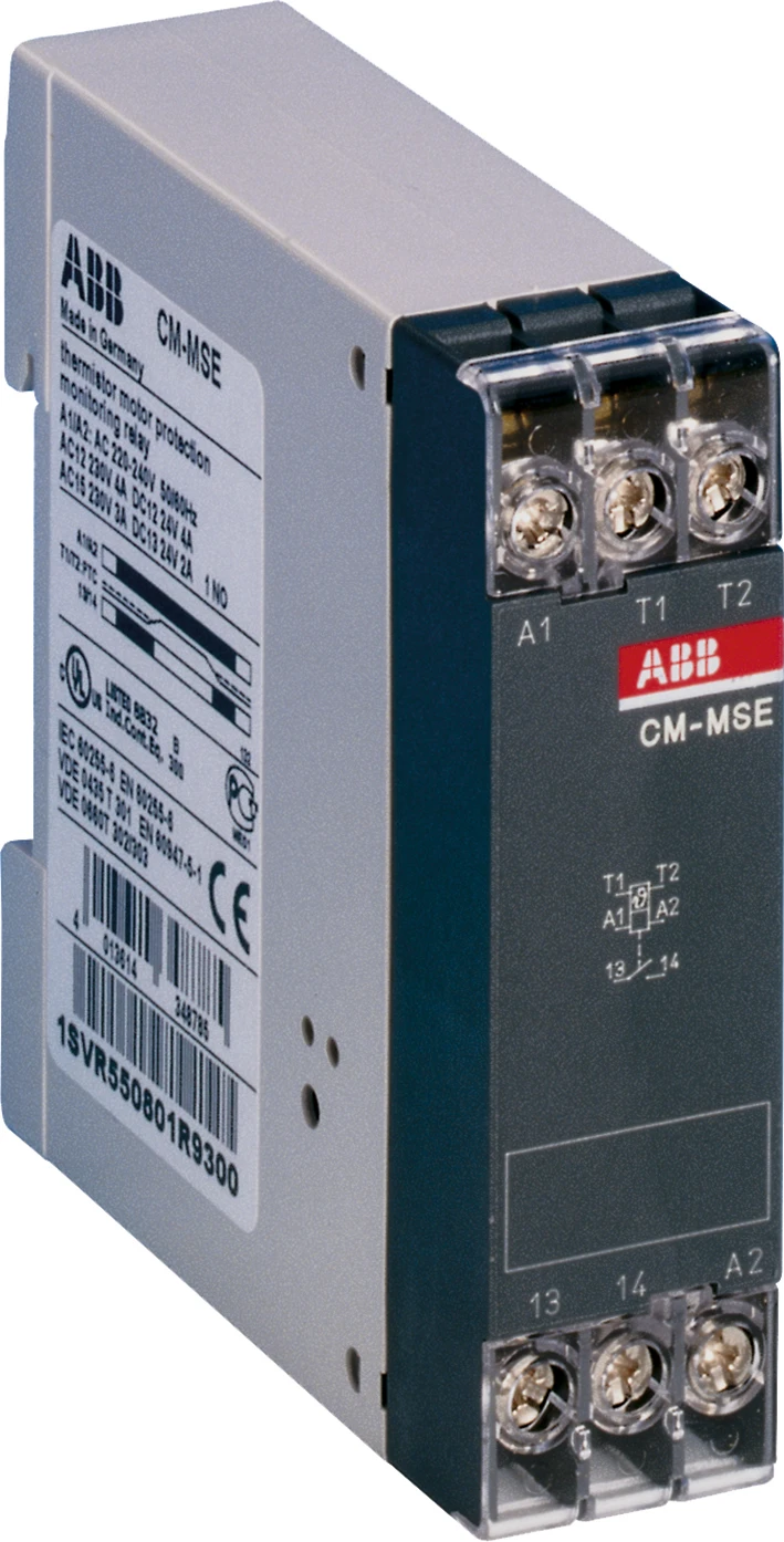 ABB Componenten Temperatuurmeetrelais (motorbeveiliging) CM-MSE 1NO, AUTO RESET, 24VAC