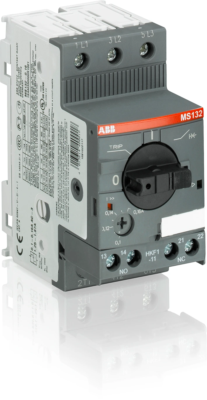 ABB Componenten Motorbeveiligingsschakelaar MS 132  6,3 + HKF1  11