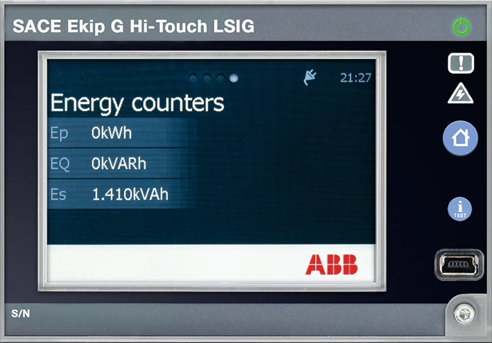 ABB Componenten Beveiligingsunit vermogensschakelaar Ekip Hi-Touch LSIG  E1.2..E6.2