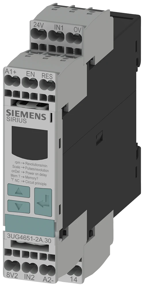 Siemens Relais voor toerental-/stilstandbewaking 3UG4651-2AA30