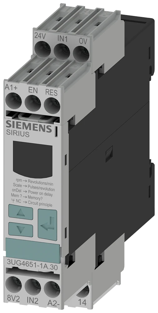 Siemens Relais voor toerental-/stilstandbewaking 3UG4651-1AW30