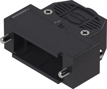 Harting Sub-D connectorkap D-Sub 15P plast hood 1str-ent slo 4