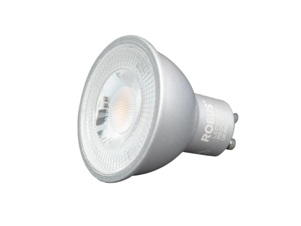 DELPHI 5.5W LED GU10 LAMP DIM TO WARM 1800-2700K SILVER