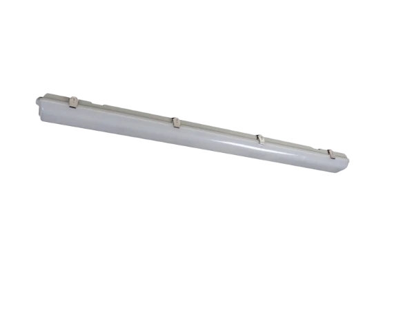 HARBOUR 2x20W LED Corrosion Proof IP65 4ft Grey CCT3 Selectable (3000K/4000K/6500K) Emergency