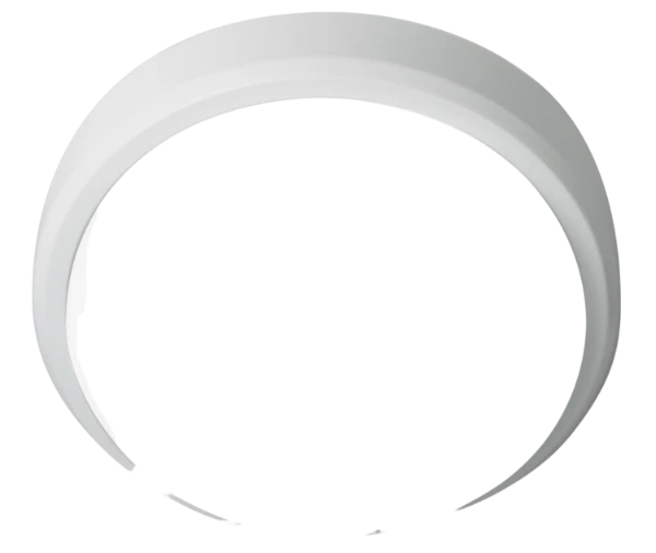 OHIO 18W IP54 Circular Bulkhead 3000 4000 6500K c/w White And Black Trims