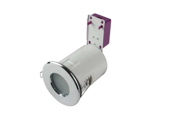 STARLING 50W Mains Voltage Steel Fire Rated Shower Downlight