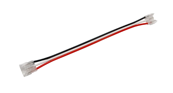 VEGAS EASY CLIP Connector For 12V And 24V CCT2 IP20/ Strip-To-Strip With 150mm Wire/ Priced Per 1 pc