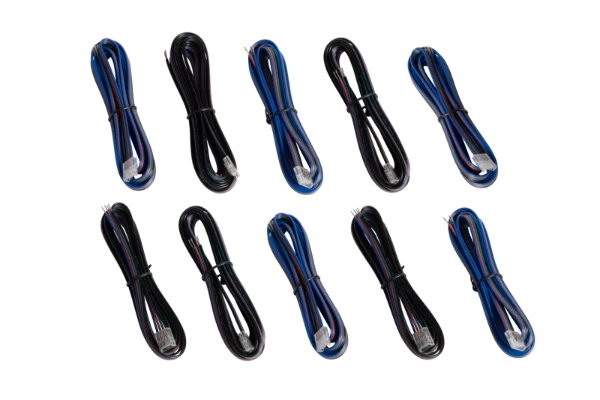 VEGAS EASY CLIP Connector For 12V And 24V RGB IP20/ Strip-To-Driver With 2000mm Wire/ Priced Per 1 pc