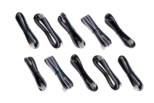 VEGAS EASY CLIP Connector For 12V And 24V RGBW IP20/ Strip-To-Driver With 2000mm Wire/ Priced Per 1 pc