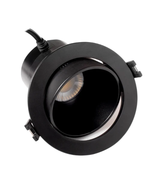 CASSIE 8W CCT3 Selectable LED Downlight With Reflector Tiltable IP54 Dimmable