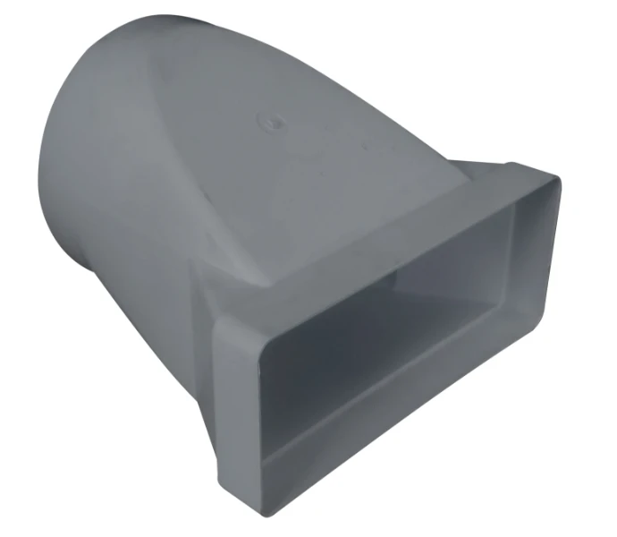 Vent-Axia PVC Duct Round to Rectangular Reducer Long