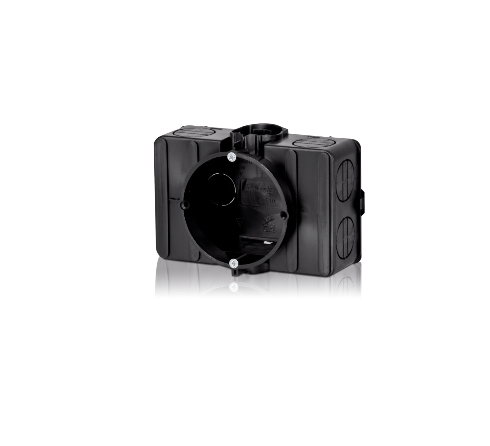Box/housing for built-in mounting in the wall/ceiling f-tronic