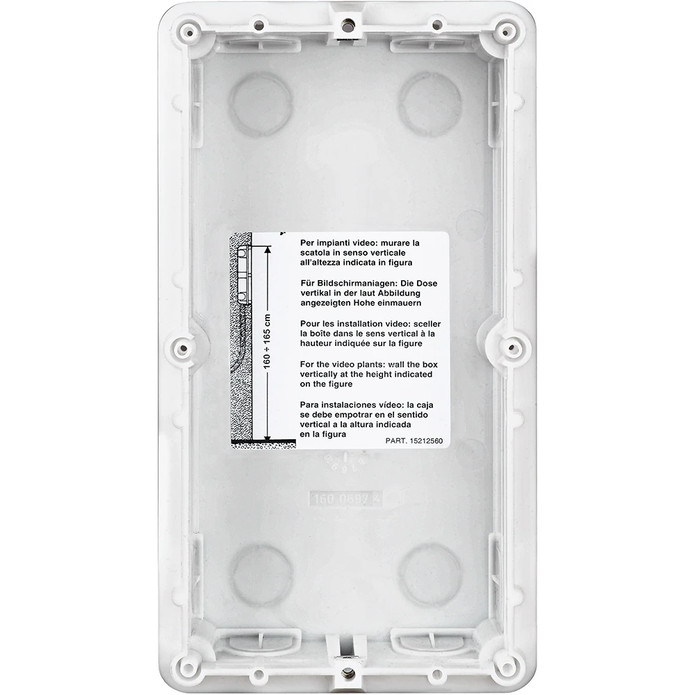 Recessed mounted box for doorbell BTIcino