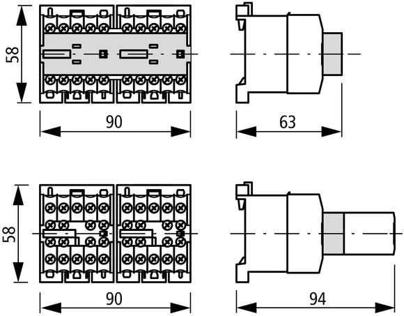 Accessories/spare parts for low-voltage switch technology Eaton DILE