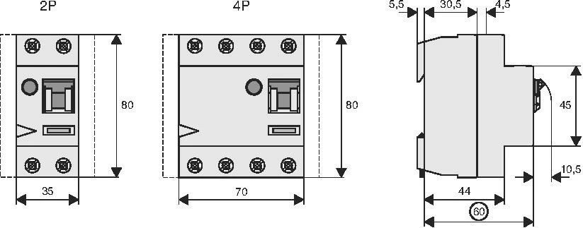 Control element/cover plate for domestic switching devices Eaton xPole