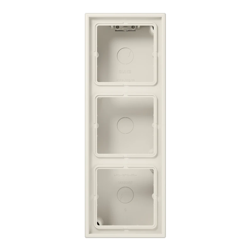 Surface mounted box for flush-mounted switching equipment JUNG Serie LS / LS CUBE