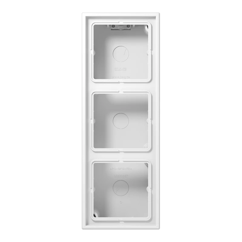 Surface mounted box for flush-mounted switching equipment JUNG Serie LS / LS CUBE