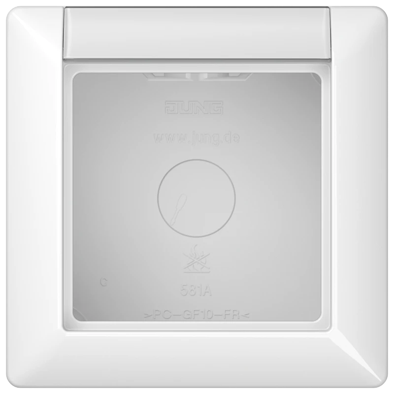Surface mounted box for flush-mounted switching equipment JUNG Serie AS/A / AS 500 Aufputz
