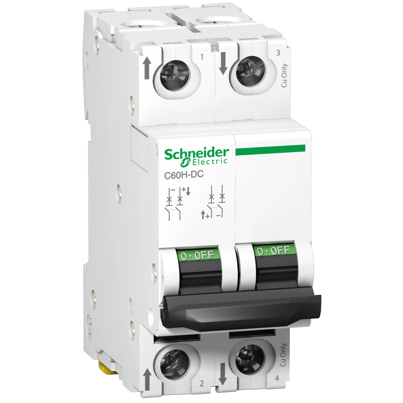 Miniature circuit breaker (MCB) Schneider Electric C60H-DC Leitungsschutzschalter
