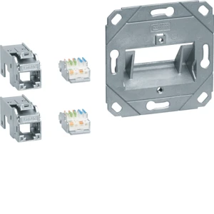Data communication connection box copper (twisted pair) Hager