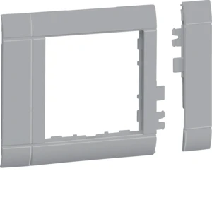 Device cover plate for wall duct Hager