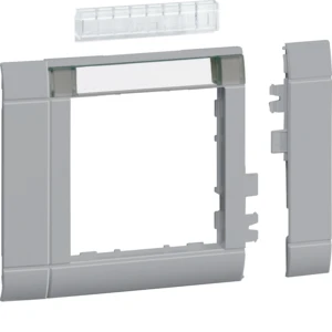 Device cover plate for wall duct Hager