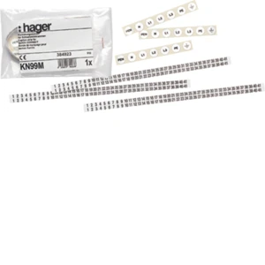 Labelling for terminal block Hager